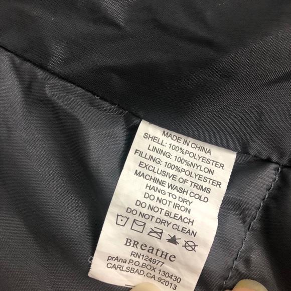 SOLD! Prana Breathe Collection Black Lightweight Jacket - Picture 9 of 10